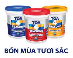 Bốn mùa tươi sắc cùng sơn Toa 4 Seasons nội và ngoại thất