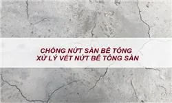 Trị dứt điểm sàn bê tông nứt rỗ với Jotafloor Filler