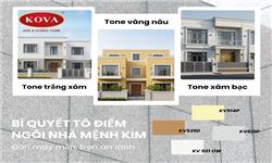 Màu sơn Kova cho gia chủ mệnh Kim.