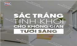 Sắc trắng cho không gian tươi sáng TOA