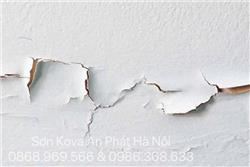 Quy trình khắc phục tình trạng sơn bị bong tróc, phồng rộp hoặc ẩm mốc.
