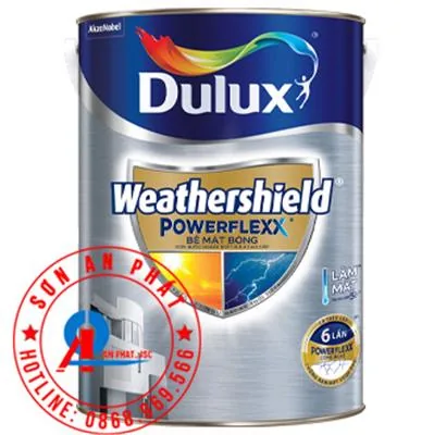 Dulux Weathershield Powerflexx Bề Mặt Bóng 1L