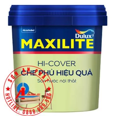 Sơn nước nội thất Maxilite Che Phủ Hiệu Quả từ Dulux 5L -MK14