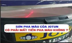 Sơn Jotun pha màu có mất thêm tiền không?