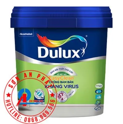 Dulux EasyClean Chống Bám Bẩn Kháng Virus – Bề Mặt Mờ 1L