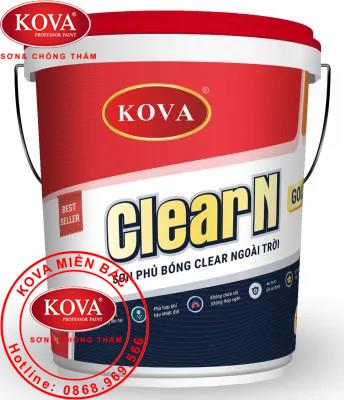 Sơn phủ bóng Clear ngoài trời - Clear N - Gold - 4kg