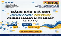 Bảng Báo Giá Sơn Jotafloor Topcoat Chính Hãng Mới Nhất Tại Hà Nội Bảng Báo Giá Sơn Jotafloor Topcoat Chính Hãng Mới Nhất Tại Hà Nội