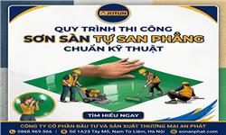 Quy Trình Thi Công Sơn Sàn Tự San Phẳng Chuẩn Kỹ Thuật Quy Trình Thi Công Sơn Sàn Tự San Phẳng Chuẩn Kỹ Thuật