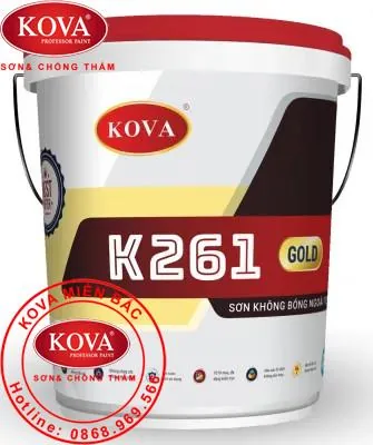 Sơn Kova không bóng nài trời K261-LD – 4kg