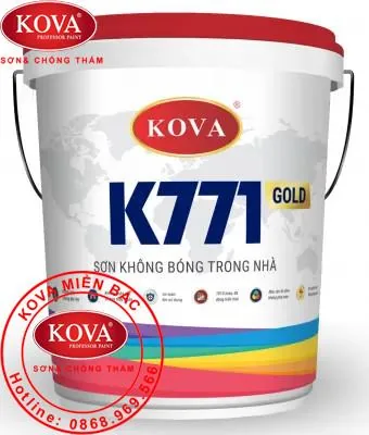 Sơn Kova không bóng trong nhà K771-ld – 5kg