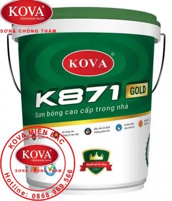 Sơn Kova bóng cao cấp trong nhà K871-Gold – 4kg
