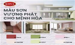 Màu sơn Kova cho gia chủ mệnh Hoả