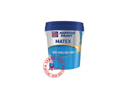 Sơn nội thất chất lượng siêu chuẩn Nippon Matex Sắc Màu Dịu Mát 5L