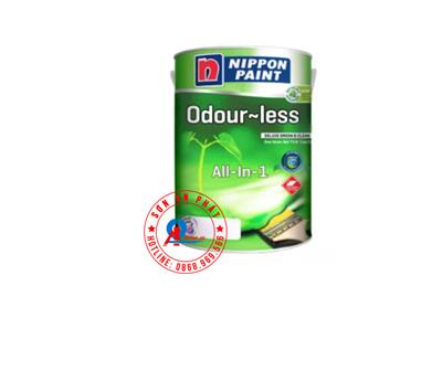Sơn nội thất Sơn Nippon Odour-less All-in-1 Bóng 5L