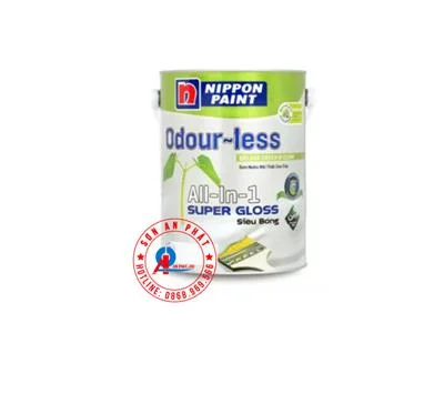 Sơn nội thất cao cấp Odour-less All-in-1 Siêu Bóng 5L