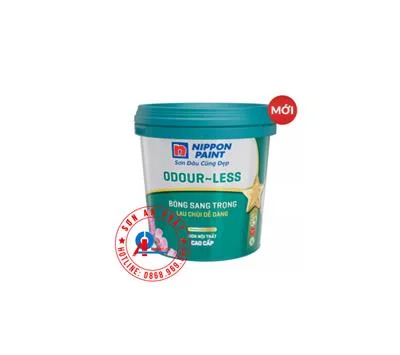 Sơn nội thất Nippon Odour-less Bóng Sang Trọng 5L