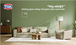 Hạ nhiệt không gian sống với những gam màu nội thất TOA tươi mát.