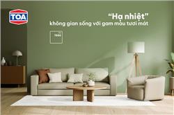 Hạ nhiệt không gian sống với những gam màu nội thất TOA tươi mát.
