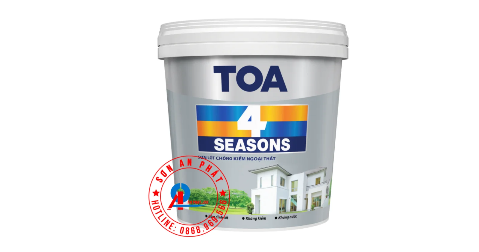 Sơn lót chống kiềm Nại thất TOA 4 Seasons Sealer 5L