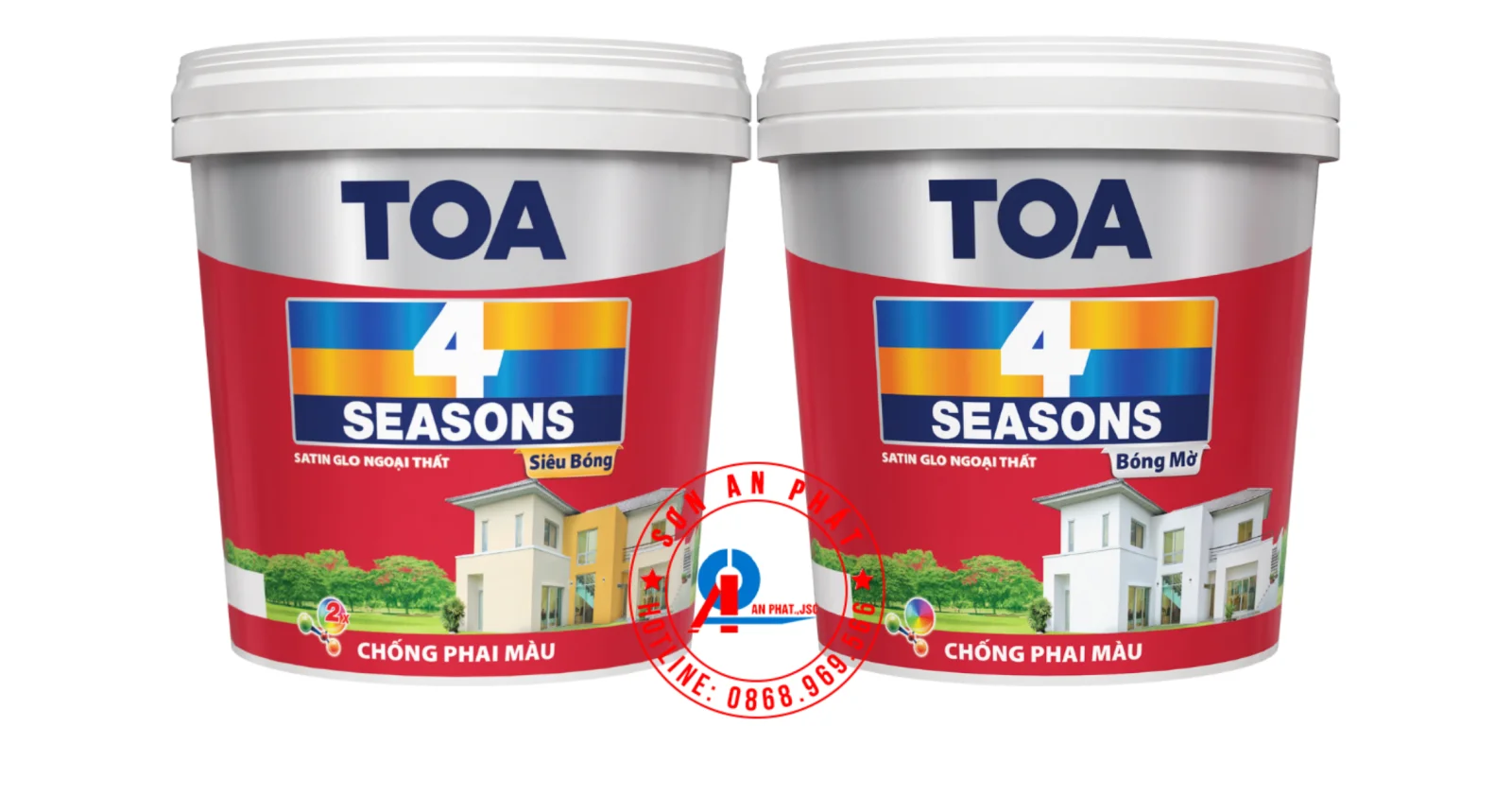 TOA 4 Seasons Satin Glo 1L