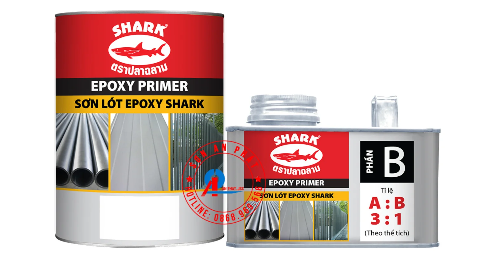 Sơn lót Epoxy Shark 