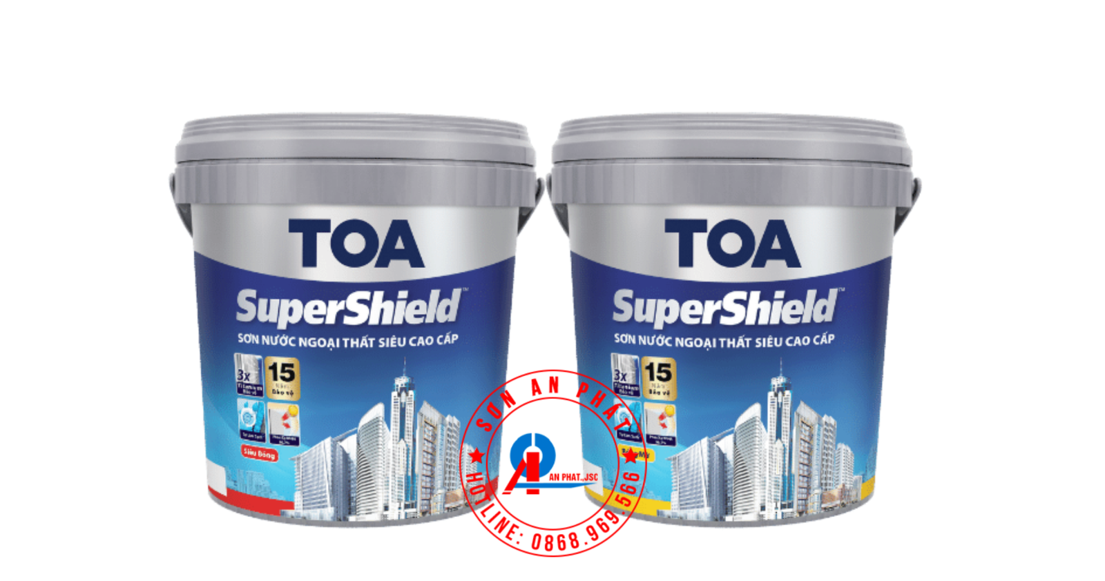 Sơn Nước Ngoại Thất Siêu Cao Cấp SuperShield Bóng Mờ 1L