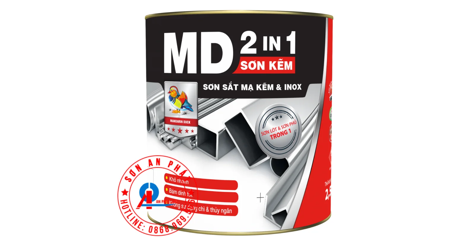 SƠN KẼM MD 2IN1 