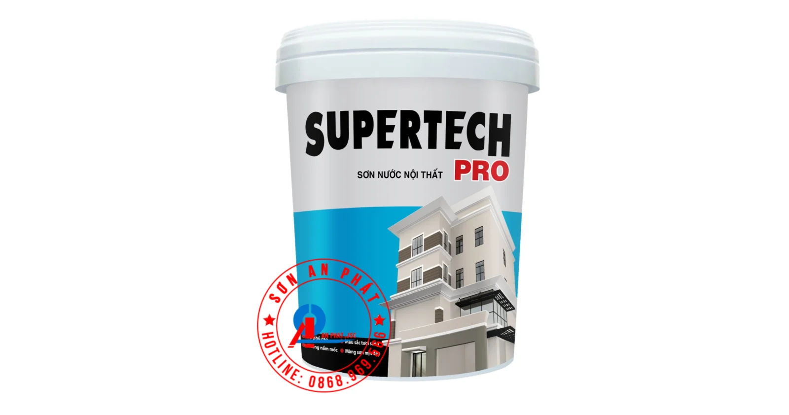 Sơn nước nội thất Supertech Pro Nội thất 5L