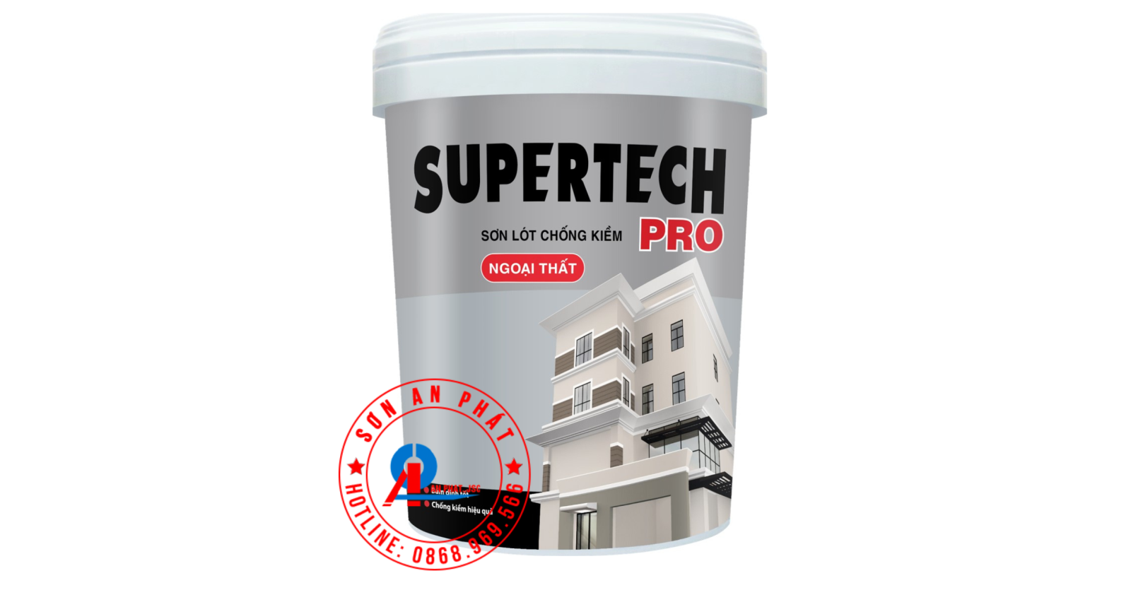 Sơn chống kiềm ngoại thất Supertech Pro 5L