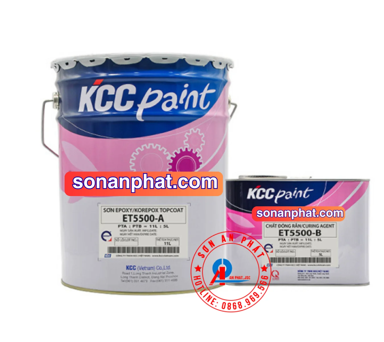 ET5500 - Sơn Sàn Epoxy Kháng Hóa Chất