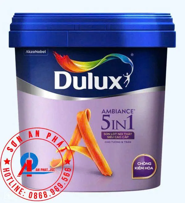 Sơn lót nội thất Dulux Ambiance Primer A968 5L