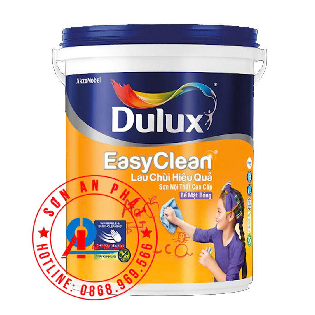 Dulux Easyclean Lau Chùi Hiệu Quả Bề Mặt Bóng 1L