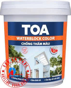 TOA Water Block Color - Chống thấm màu 6Kg