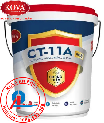 Sơn Kova chống thấm xi măng, bê tông CT11A-Gold – 4kg
