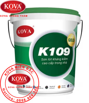 Sơn Kova lót kháng kiềm cao cấp trong nhà K109-Gold – 5kg