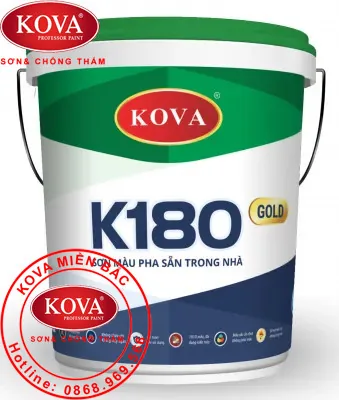 Sơn màu pha sẵn trong nhà K180-ld - 4kg