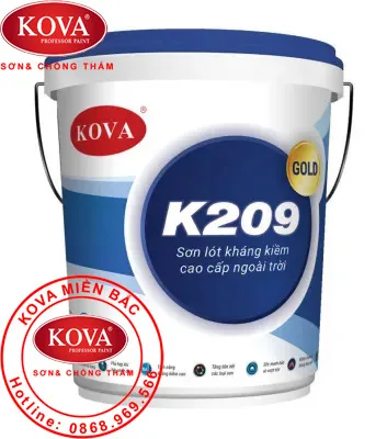 Sơn Kova lót kháng kiềm cao cấp nài trời K209-LD – 4kg
