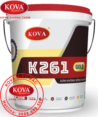 Sơn Kova không bóng ngoài trời K261-GOLD – 4kg