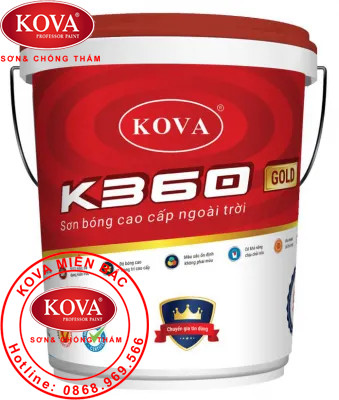 Sơn Kova siêu bóng cao cấp ngoài trời K360-GOLD – 4kg