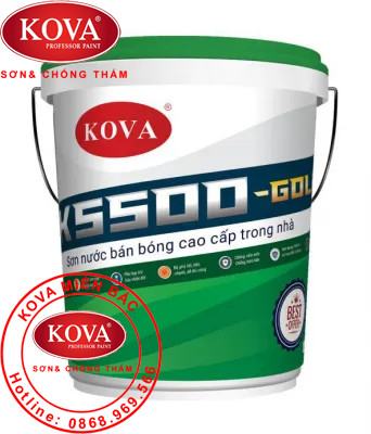 Sơn Kova bán bóng cao cấp trong nhà K5500-Gold – 4kg