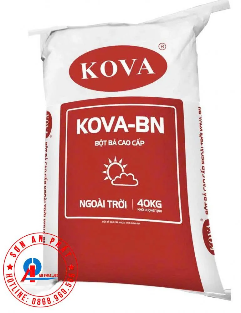 Bột bả cao cấp nài trời KOVA - BN - 40kg