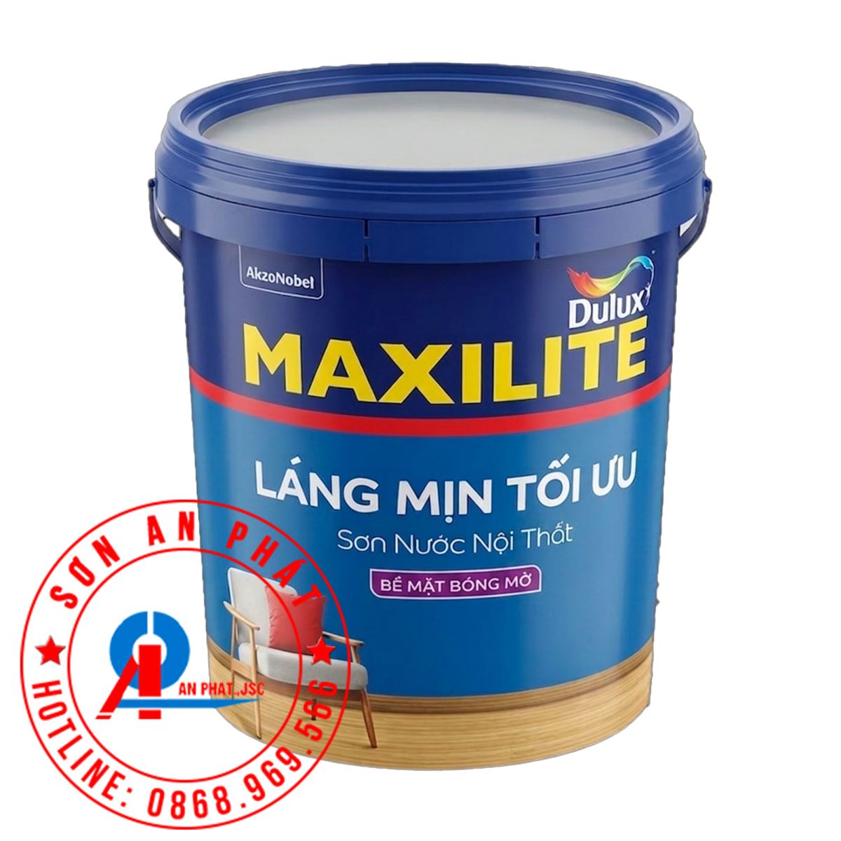 Maxilite Từ Dulux Láng Mịn Tối Ưu _ Bề Mặt Bóng Mờ_M16B