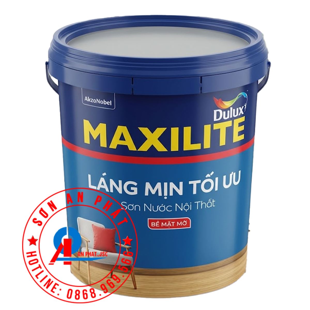 Maxilite Từ Dulux Láng Mịn Tối Ưu _ Bề Mặt Mờ_M16