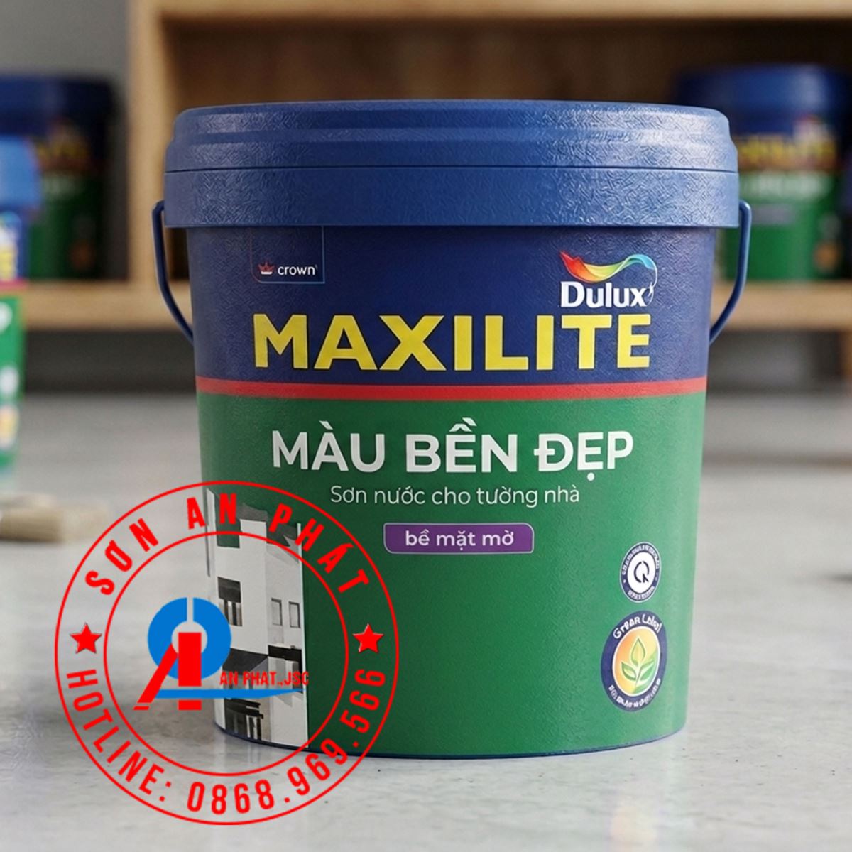 Maxilite Từ Dulux Màu Bền Đẹp_Bề Mặt Mờ 5L _M60
