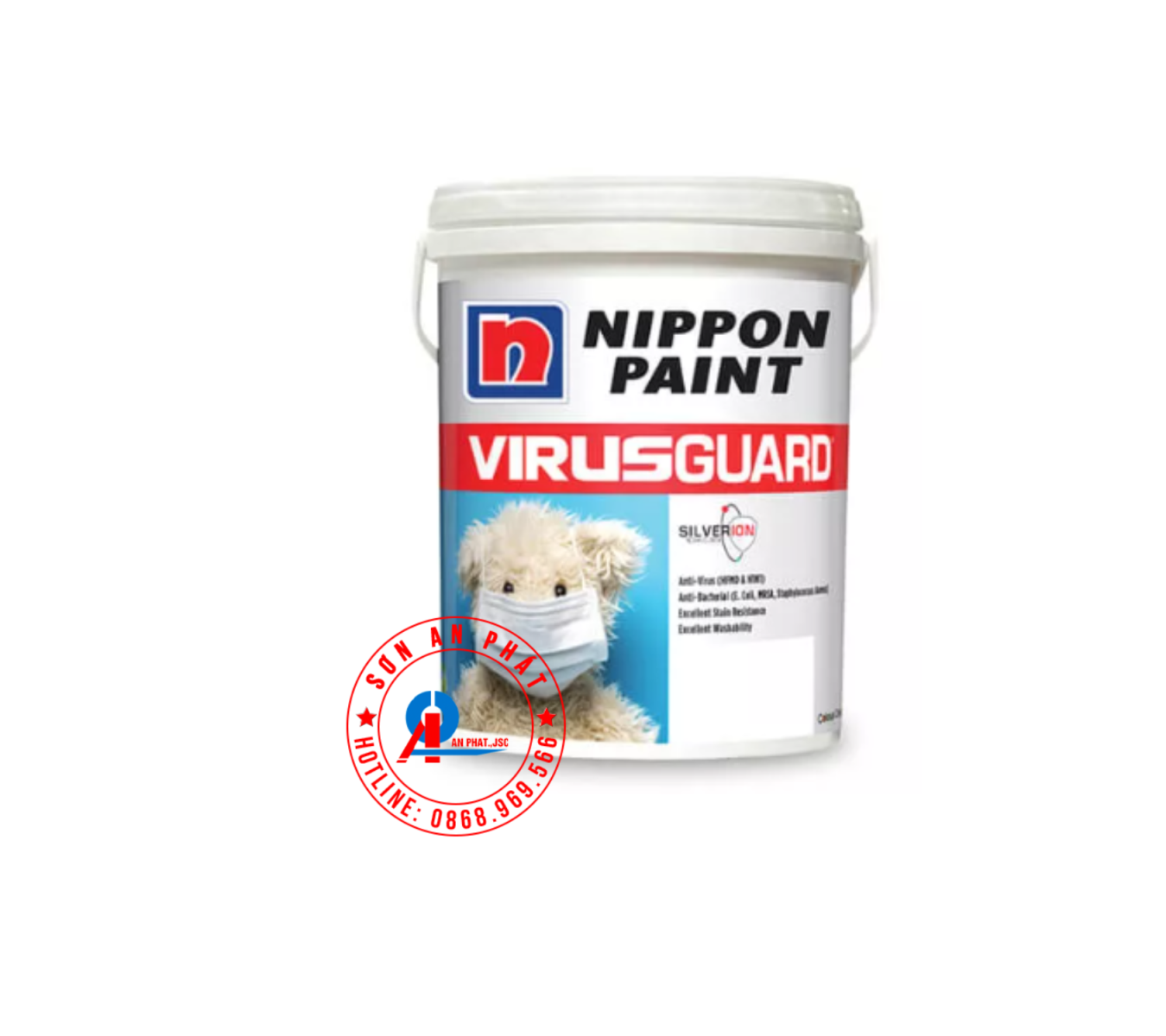 Sơn nội thất đặc biệt Nippon Paint VirusGuard 1L