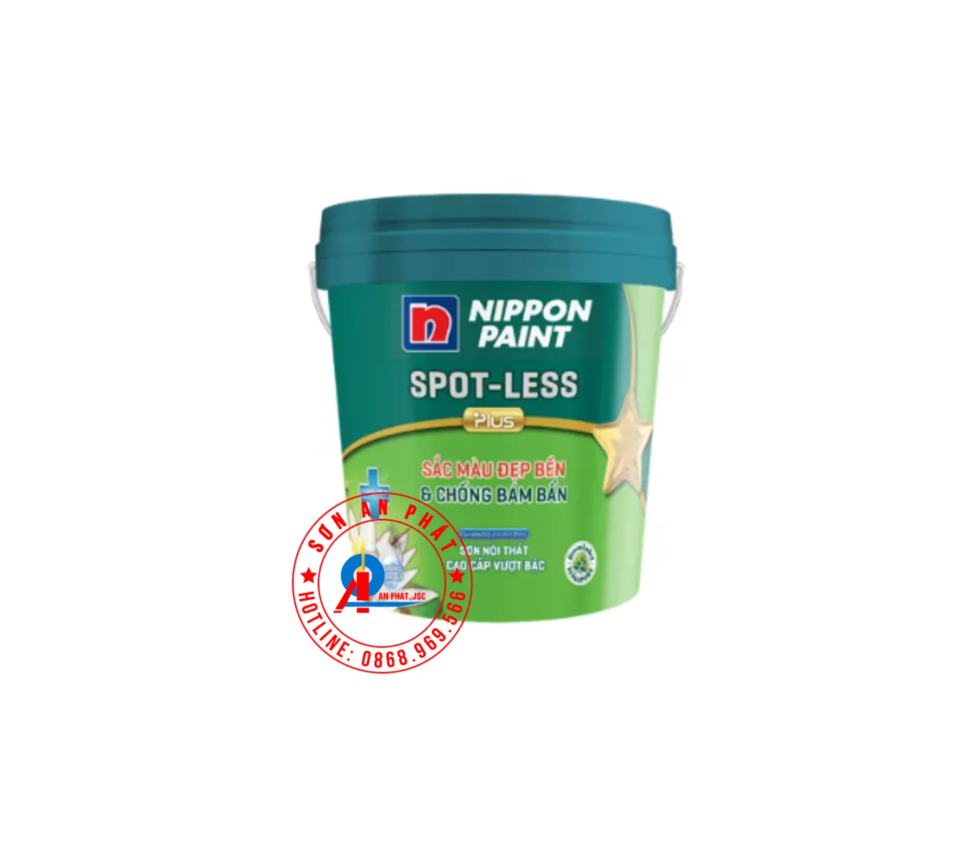 Sơn nội thất cao cấp Nippon Spot-less Plus 5L