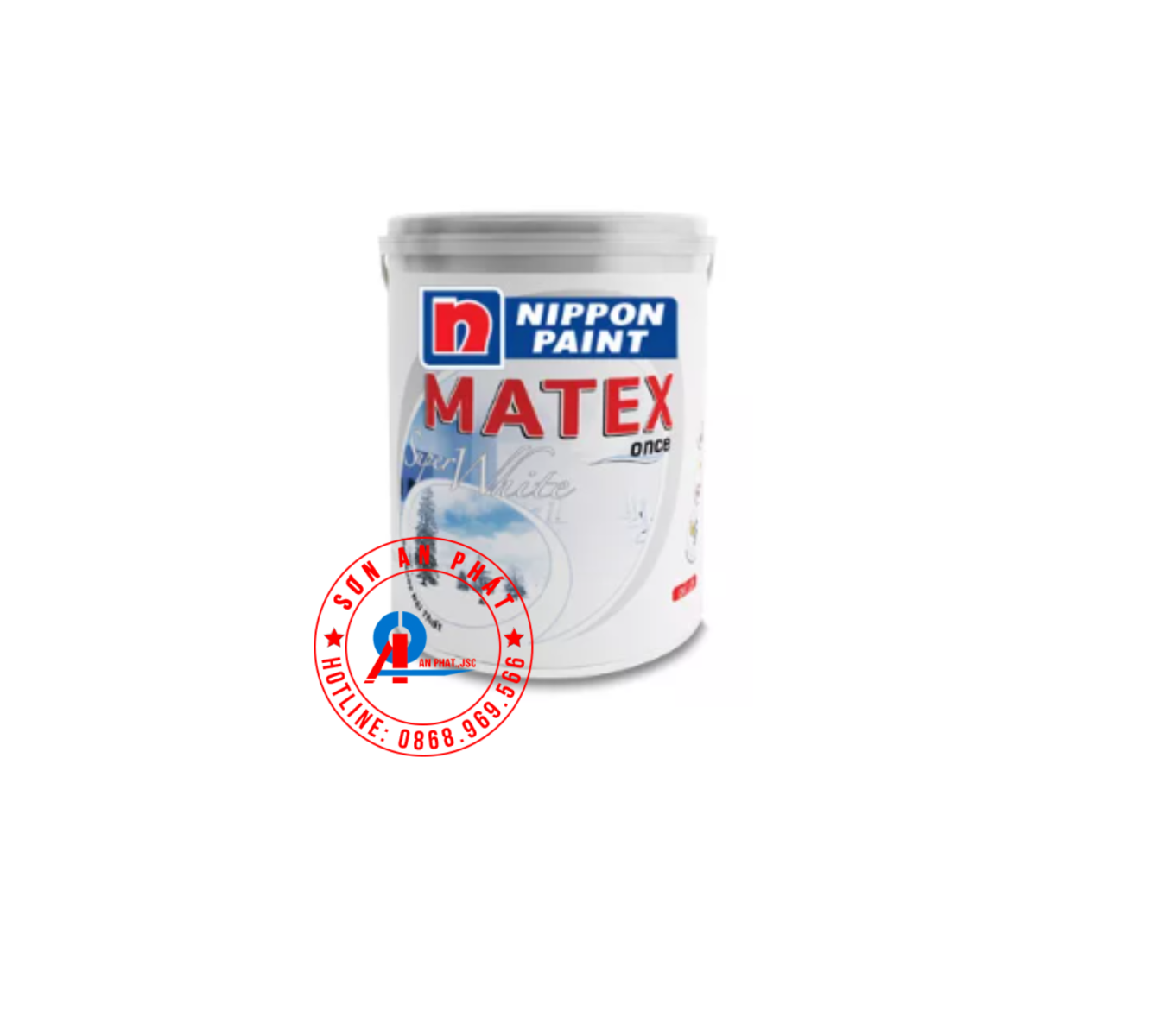 Sơn nội thất chất lượng cao Nippon Matex Super White 5L