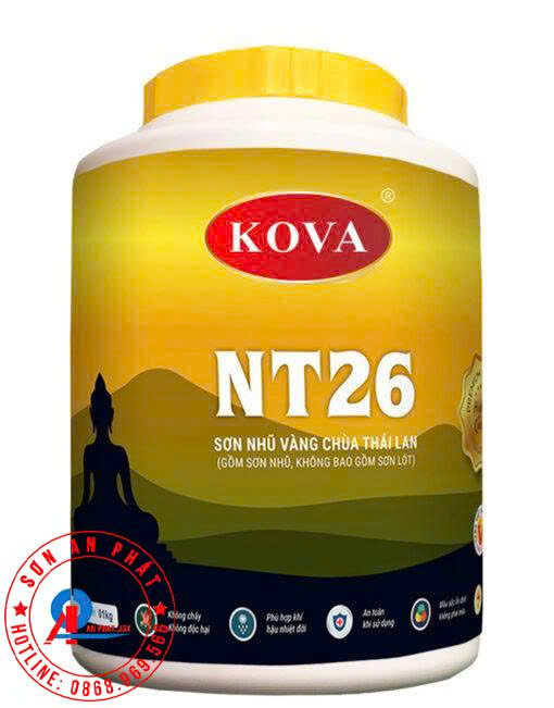 Sơn nhũ vàng Kova NT26 - 1kg