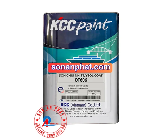 Yeolcoat QT606 - Sơn Chịu Nhiệt 200°C - 600°C