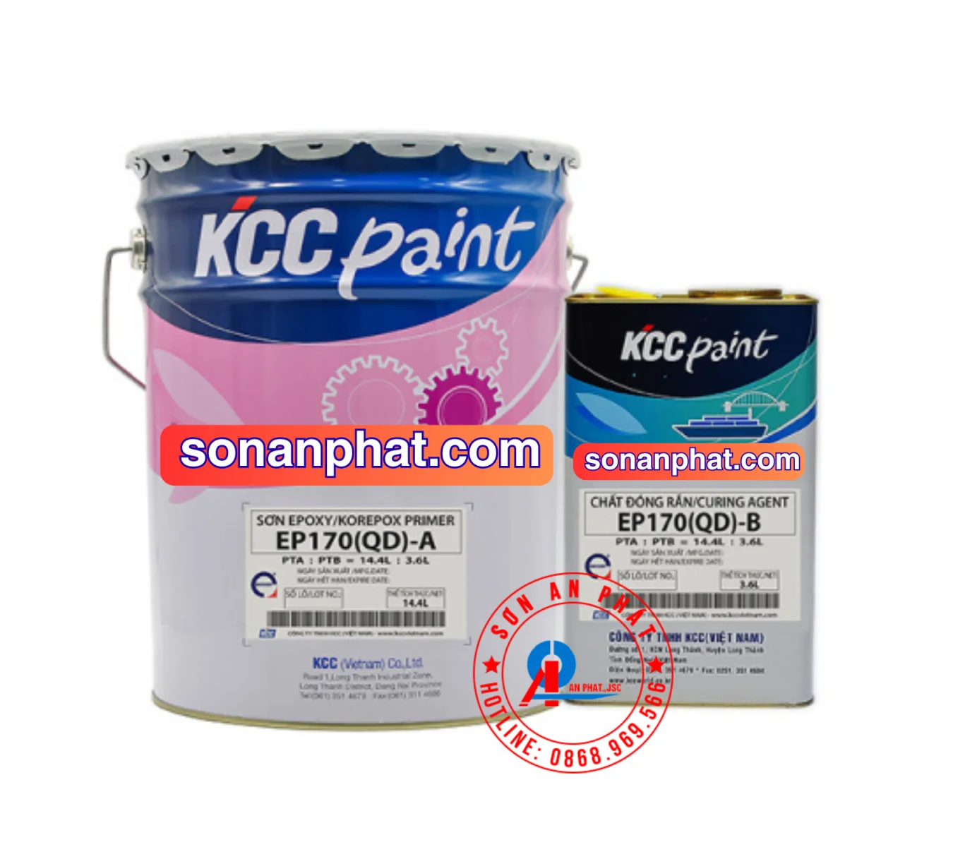 EP170 (QD) - Sơn Lót Epoxy Chống Rỉ Cho Sắt Thép
